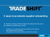 5 ways to accelerate supplier onboa...