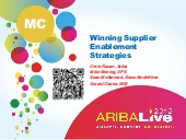 Winning Supplier Enablement Strategies