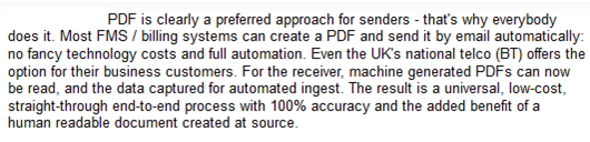 image thumb60 Is there any downside in sending PDF invoices? [LinkedIn discussion]